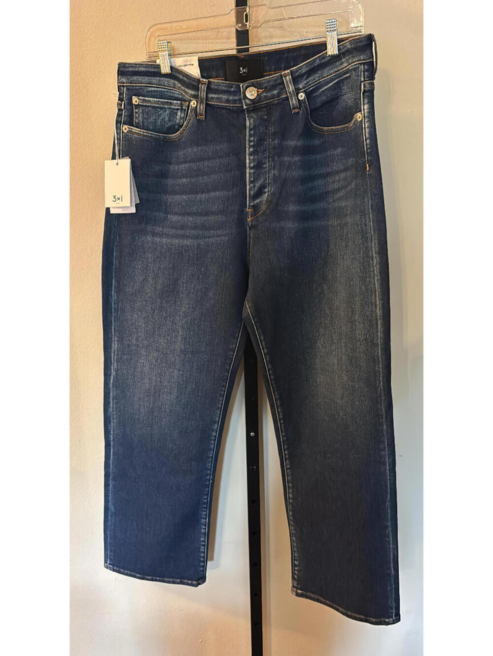 3X1 Sabina Girlfriend Jeans in Charter Blue, $270 NWT, Size 29, Revolve, #56